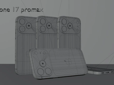 IPhone 17 Pro Max 3D Model