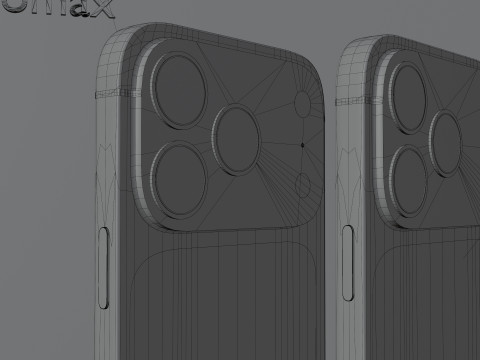 IPhone 17 Pro Max 3Dモデル