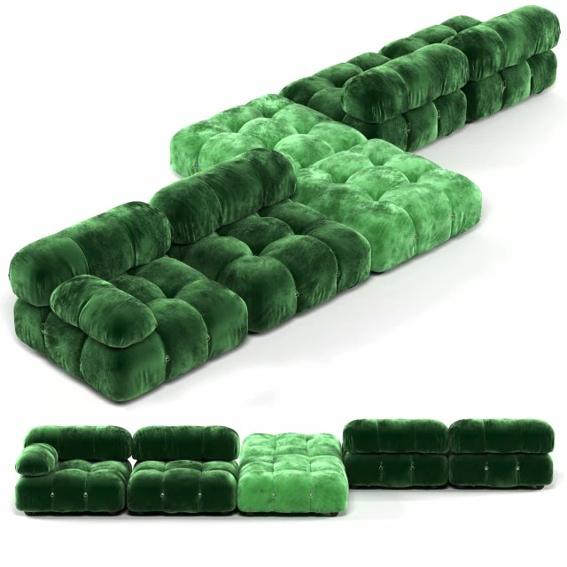 camaleonda sofa 3D Model .c4d .max .obj .3ds .fbx .stl .blend 