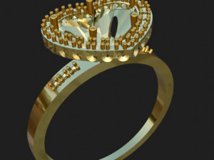 heart ring 3D Принт Модель