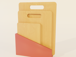 Low poly kitchen utensils pack Model 3D