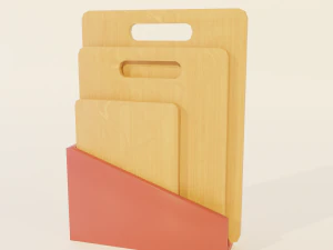 Low poly kitchen utensils pack 3D Model