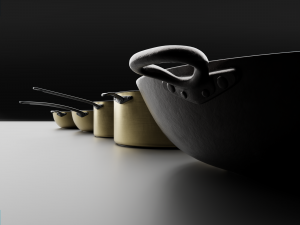 Kitchen cookware pack 3D 모델