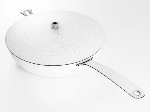 Confezione di pentole da cucina Modello 3D