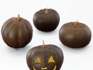 Pumpkin Pack 3D Model