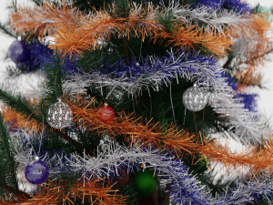 Christmas Tree and Presents Pack 3D Model