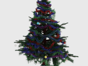 Christmas Tree and Presents Pack 3D Model