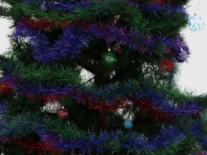Christmas Tree and Presents Pack 3D Model