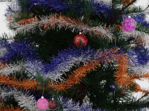 Christmas Tree and Presents Pack 3D Model