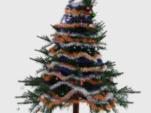 Christmas Tree and Presents Pack 3D Model