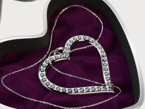 Collana cuore Modello 3D