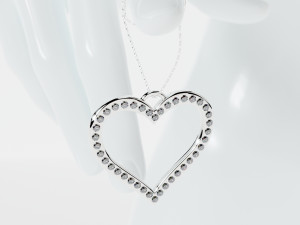 Heart Necklace 3Dモデル
