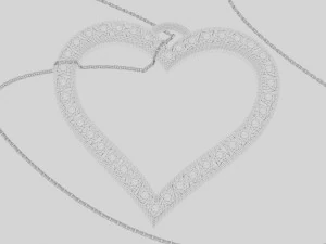 Heart Necklace 3D Model