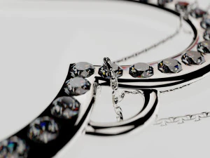 Heart Necklace 3D Model