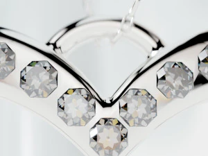 Heart Necklace 3D Model