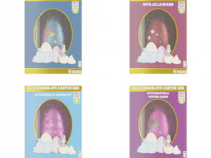 Uova di Pasqua di cioccolato in scatola Modello 3D