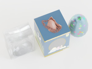 Boxed Chocolate Easter Eggs 3D 模型
