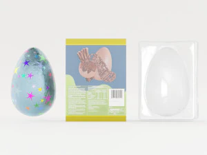 Boxed Chocolate Easter Eggs 3D Model