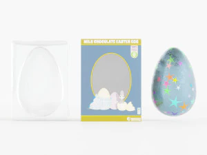 Boxed Chocolate Easter Eggs 3D Model