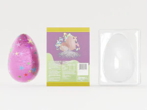Boxed Chocolate Easter Eggs 3D Model