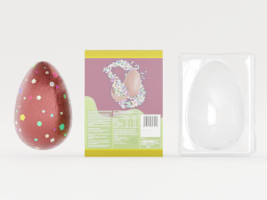 Boxed Chocolate Easter Eggs 3D 模型