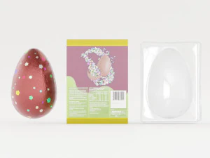 Boxed Chocolate Easter Eggs 3D Model