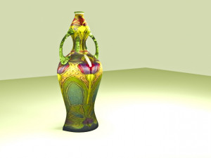 art nouveau vase Modelo 3D