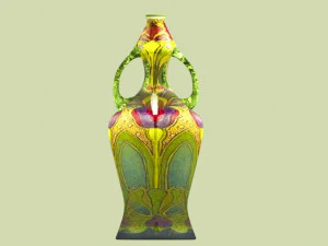 art nouveau vase 3D Model