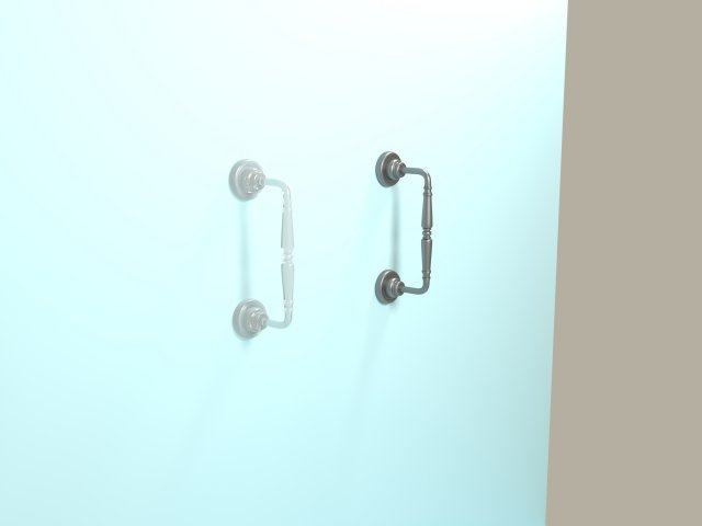 door handle melodia antik Modelo 3D .c4d .max .obj .3ds .fbx .stl .blend 