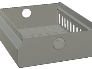 Vegetable drawer 2-piece for Dometic fridge MDC-065K 3D Print Model