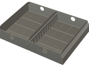 Vegetable drawer 2-piece for Dometic fridge MDC-065K 3Dプリントモデル