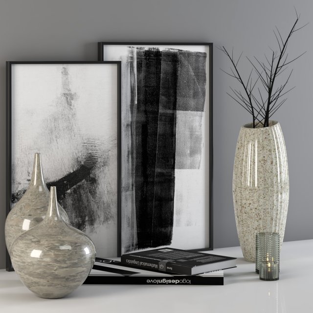 decorative ar studio-vol 01 3D Modell .c4d .max .obj .3ds .fbx .stl .blend 