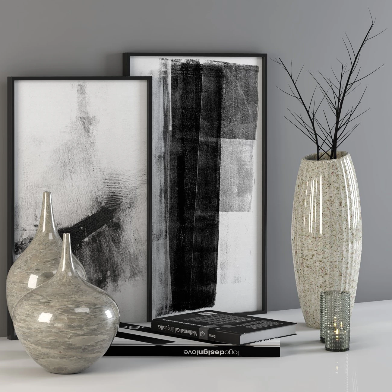 decorative ar studio-vol 01 3D Model .c4d .max .obj .3ds .fbx .stl .blend