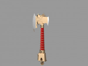 battle axe 3D Model