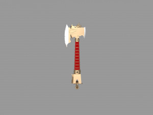 battle axe Modelo 3D