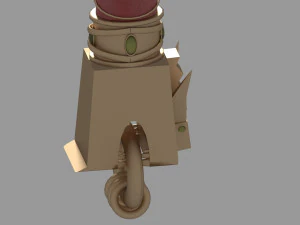 battle axe 3D Model