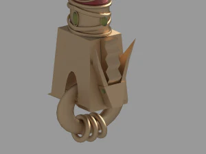 battle axe 3D Model