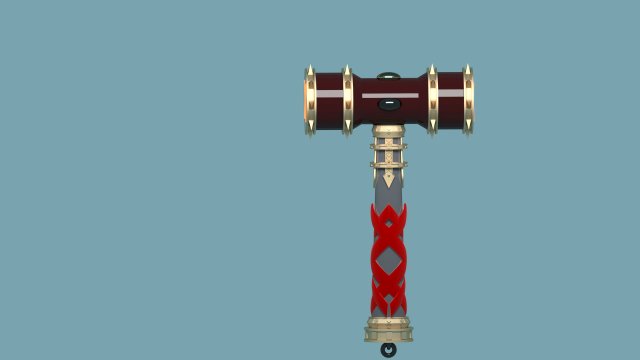 hammer Modelo 3D .c4d .max .obj .3ds .fbx .stl .blend 