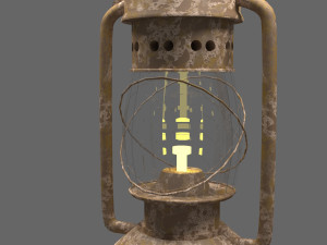 kerosene lamp 3D Модель