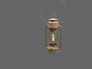 kerosene lamp 3D Model