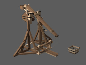 trebuchet 3D Model