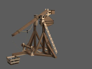 trebuchet 3D Model