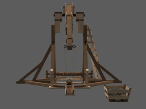 trebuchet 3D Model