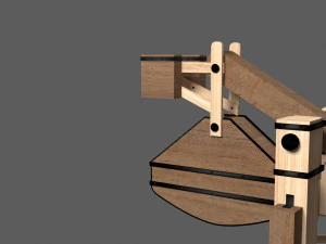 trebuchet 3D Model