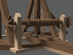 trebuchet 3D Model