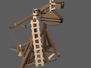 trebuchet 3D Model
