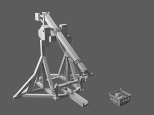 trebuchet 3D Model
