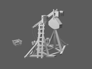 trebuchet 3D Model