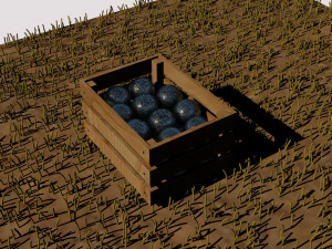 12-pounder field cannon 3D Model