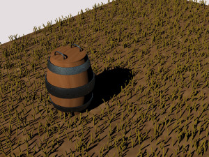12-pounder field cannon Model 3D